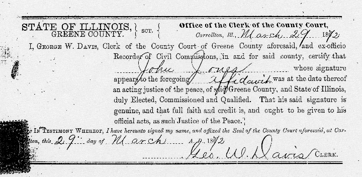 Elizabeth, widow of Townley Riggs, Widow's Pension, War of 1812 Pension, page 5