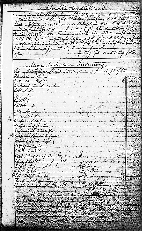 Sarah Scrogan's Will and Codicil Annexed 25 Mar 1781, page 359